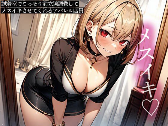 【d_612674】試着室でこっそり前立腺調教してメスイキさせてくれるアパレル店員 またたび